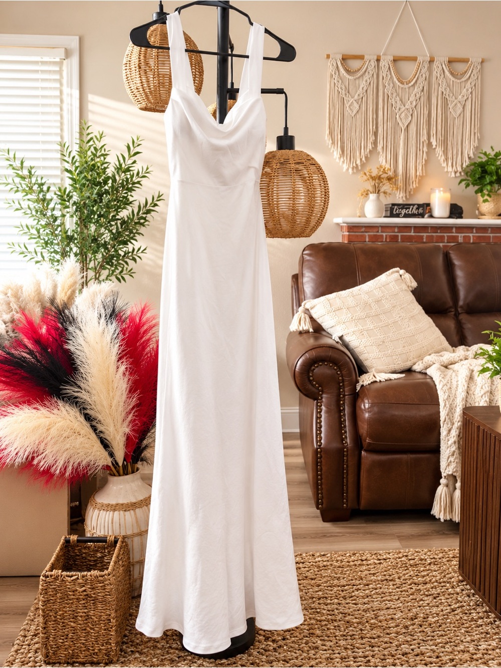 2 Showpo Tabitha Maxi Dress in Ivory - Picture 9 of 13